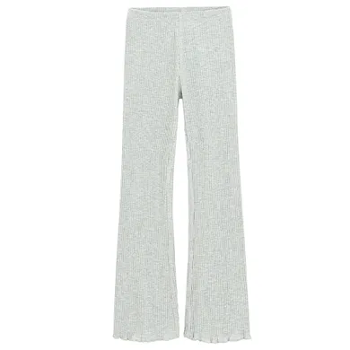 Cool Club, Colanti pentru fete, flare, din tricot striat, gri