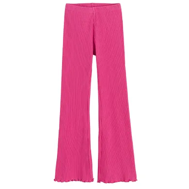 Cool Club, Colanti pentru fete, flare, din tricot striat, roz