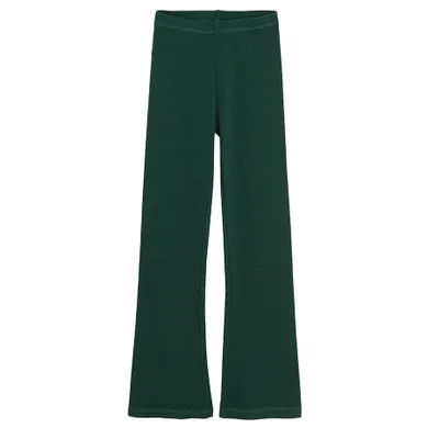 Cool Club, Colanti pentru fete, flare, din tricot striat, verde