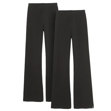 Cool Club, Colanti pentru fete, flare, negru, set, 2 buc.
