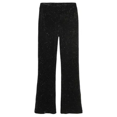 Cool Club, Colanti pentru fete, flare, velur, negru
