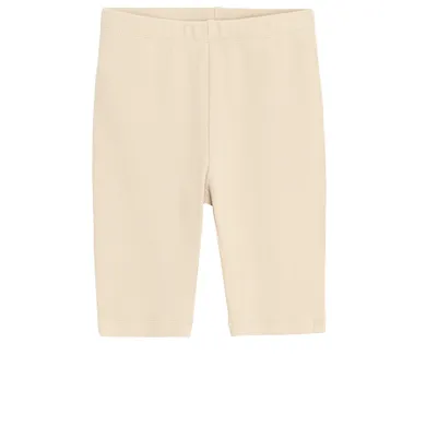 Cool Club, Colanti scurti pentru fete, din tricot striat, bej