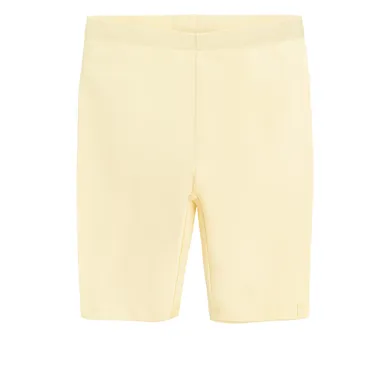 Cool Club, Colanti scurti pentru fete, din tricot striat, galben