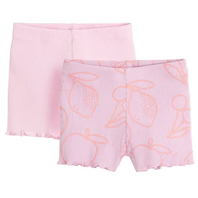 Cool Club, Colanti scurti pentru fete, din tricot striat, mix, set, 2 buc.
