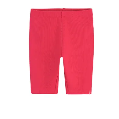 Cool Club, Colanti scurti pentru fete, din tricot striat, rosu