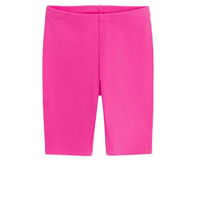Cool Club, Colanti scurti pentru fete, din tricot striat, roz