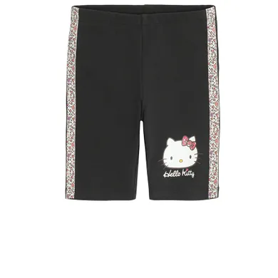 Cool Club, Colanti scurti pentru fete, negru, imprimeu Hello Kitty