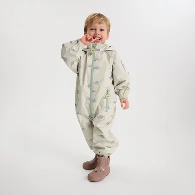Cool Club, Combinezon impermeabil cu gluga pentru baieti, bej