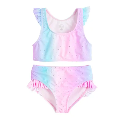 Cool Club, Costum de baie din doua piese pentru fete, UV 50, mix