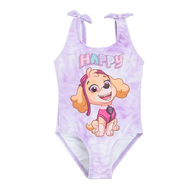 Cool Club, Costum de baie intreg pentru fete, mov, imprimeu Skye, Paw Patrol