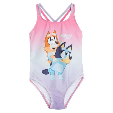 Cool Club, Costum de baie pentru fete, mix, imprimeu Bluey