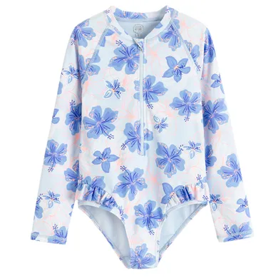 Cool Club, Costum de baie pentru fete, UV 50, albastru