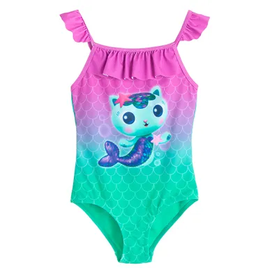 Cool Club, Costum de baie pentru fete, UV 50, mix, imprimeu Gabby's Dollhouse
