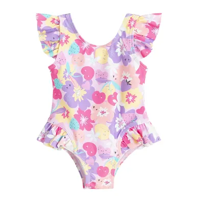 Cool Club, Costum de baie pentru fete, UV 50, roz