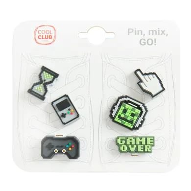 Cool Club, Decoratiuni pentru incaltaminte pentru baieti, mix, set, 6 buc.