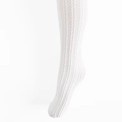 Cool Club, Dresuri pentru fete, alb, microfibra, 80 DEN