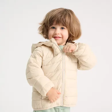 Cool Club, Geaca cu gluga pentru baieti, bej