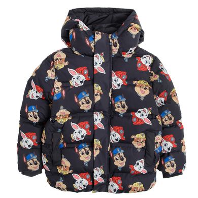 Cool Club, Geaca cu gluga pentru baieti, gri inchis, imprimeu Paw Patrol