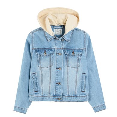 Cool Club, Geaca de blugi cu gluga pentru fete, denim