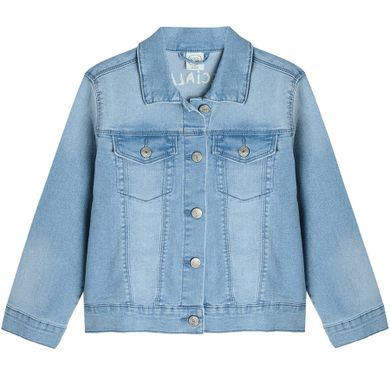 Cool Club, Geaca de blugi pentru fete, denim, imprimeu Specialize in having fun