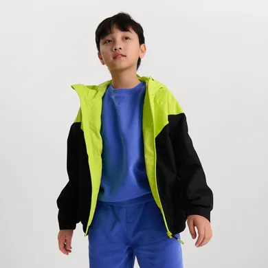 Cool Club, Geaca de ploaie cu gluga pentru baieti, verde-negru