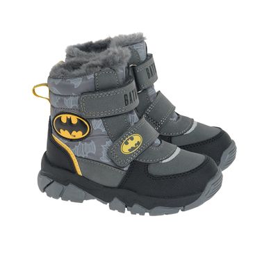 Cool Club, Ghete de iarna pentru baieti, gri, imprimeu Batman