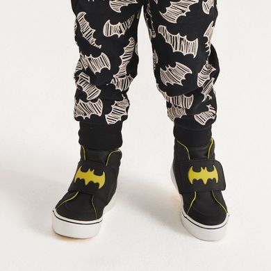 Cool Club, Ghete pentru baieti, negru, imprimeu Batman