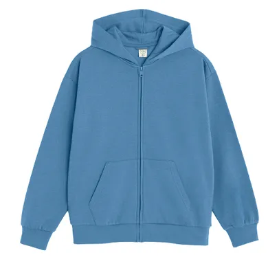 Cool Club, Hanorac cu gluga pentru baieti, cu fermoar, albastru
