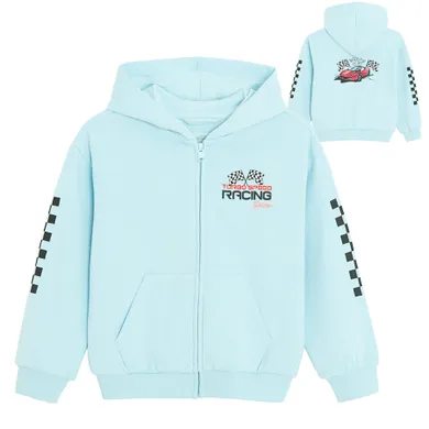 Cool Club, Hanorac cu gluga pentru baieti, cu fermoar, calduros
