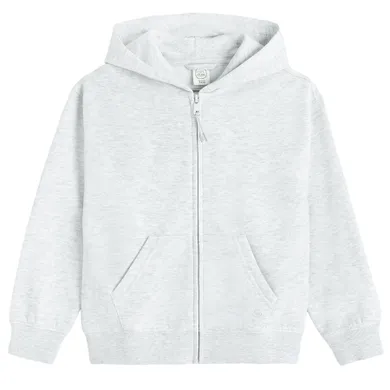 Cool Club, Hanorac cu gluga pentru baieti, cu fermoar, calduros, gri