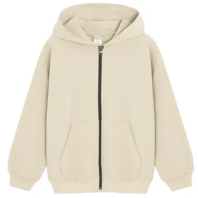 Cool Club, Hanorac cu gluga pentru baieti, cu fermoar, maro