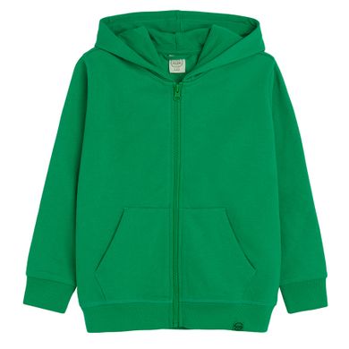 Cool Club, Hanorac cu gluga pentru baieti, cu fermoar, verde