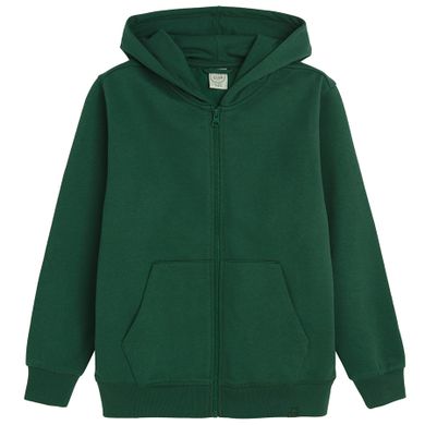 Cool Club, Hanorac cu gluga pentru baieti, cu fermoar, verde