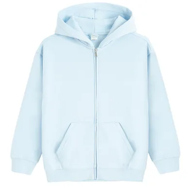 Cool Club, Hanorac cu gluga pentru fete, cu fermoar, calduros, albastru