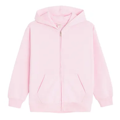 Cool Club, Hanorac cu gluga pentru fete, cu fermoar, cu fermoar, roz