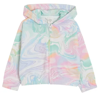 Cool Club, Hanorac cu gluga pentru fete, cu fermoar, mix
