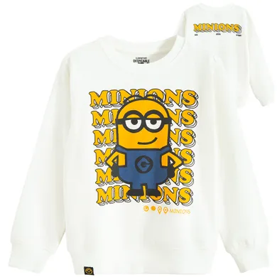 Cool Club, Hanorac pentru baieti, alb, imprimeu Minions