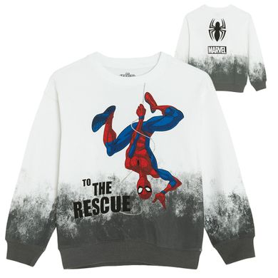 Cool Club, Hanorac pentru baieti, alb, imprimeu Spider-Man