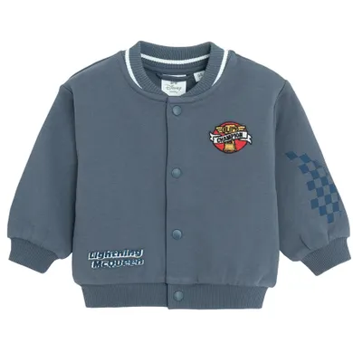 Cool Club, Hanorac pentru baieti, cu capse, albastru, imprimeu Cars