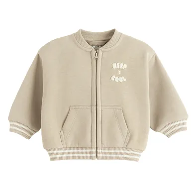 Cool Club, Hanorac pentru baieti, cu fermoar, maro