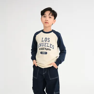 Cool Club, Hanorac pentru baieti, subtire, bej