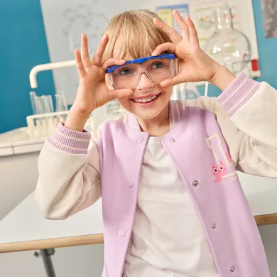 Cool Club, Hanorac pentru fete, cu capse, violet