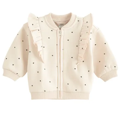 Cool Club, Hanorac pentru fete, cu fermoar, calduros, bej