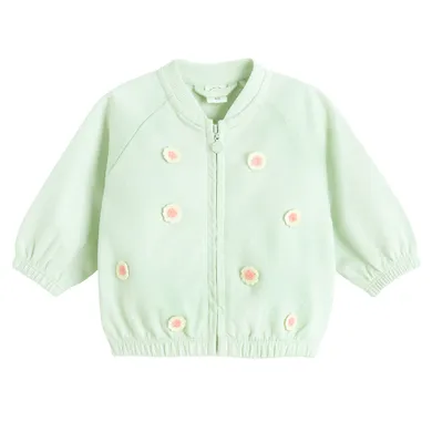 Cool Club, Hanorac pentru fete, cu fermoar, verde