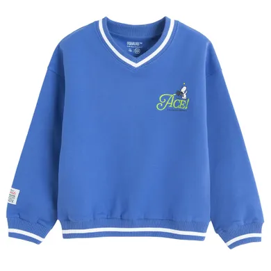 Cool Club, Hanorac pentru fete, oversize, calduros, albastru, Peanuts