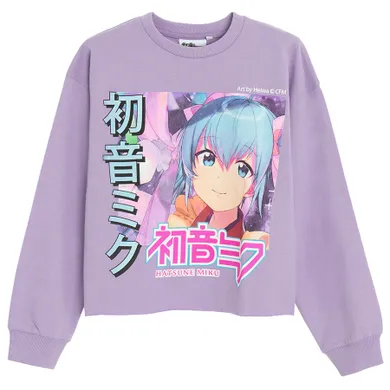 Cool Club, Hanorac pentru fete, violet, Hatsune Miku
