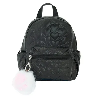 Cool Club, Inimioara, rucsac cu breloc, negru