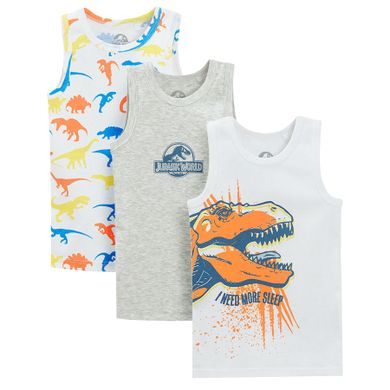 Cool Club, Maiou pentru baieti, mix, imprimeu Jurassic World, set, 3 buc.