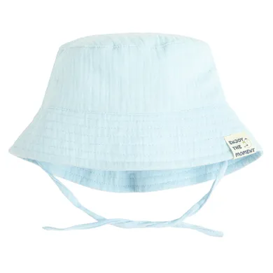 Cool Club, Palarie pentru baieti, muselina, cu snur, albastru