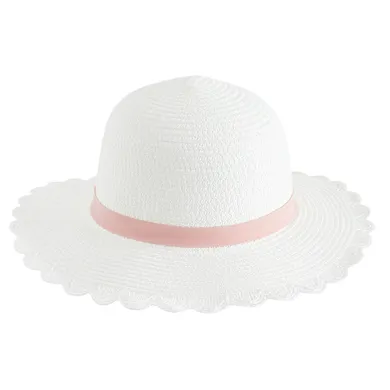 Cool Club, Palarie pentru fete, de paie, alb